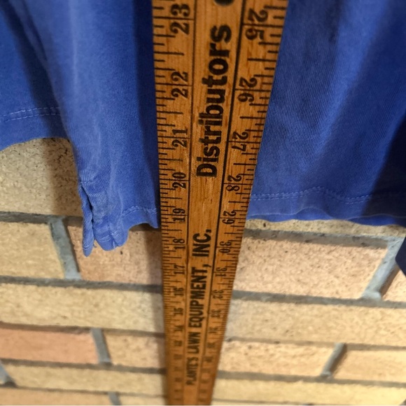 NWT Motherhood Maternity Long Sleeve Pocket Blue/Purple Cotton Shirt Size XL - Picture 6 of 7